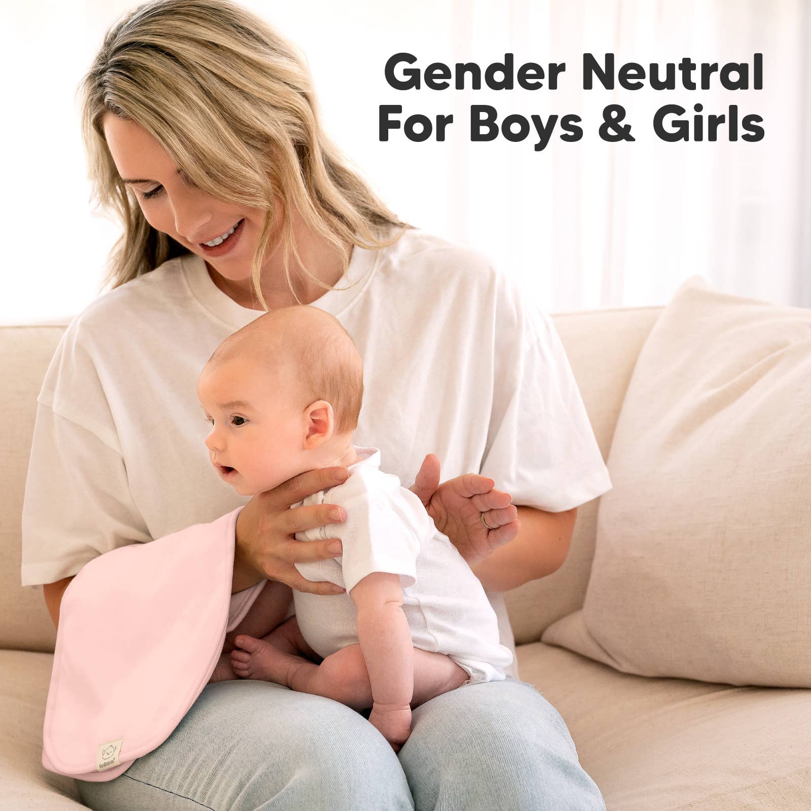 Embrace KeaBabies 5-Pack Urban Burp Cloths for wholesale on Faire7