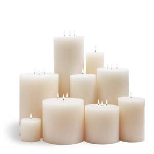 2.75 Set of 12 White OR Ivory Floating Candle Unscented 2.75 in