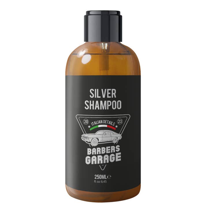 Shampooing Argent Exclusif Barbers Garage (250ml) pour la vente par Veana