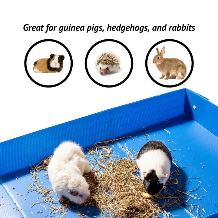 Midlee Designs - Wholesale Pet Cleaning Supplies - Midlee Corrugated Plastic Guinea Pig Cage Liner- 47" x 24"