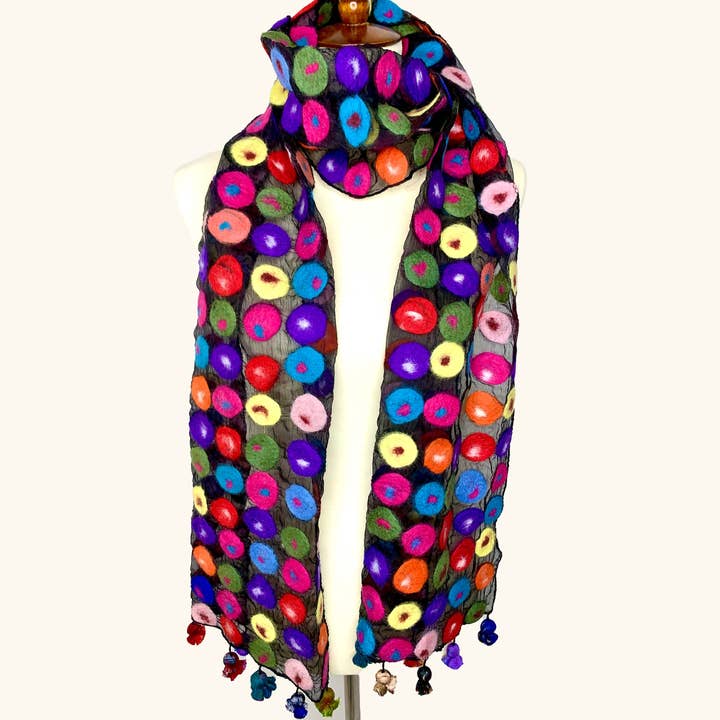 Pomegranate Moon – Großhandel Schal – Damen – Polka Dot Schal2