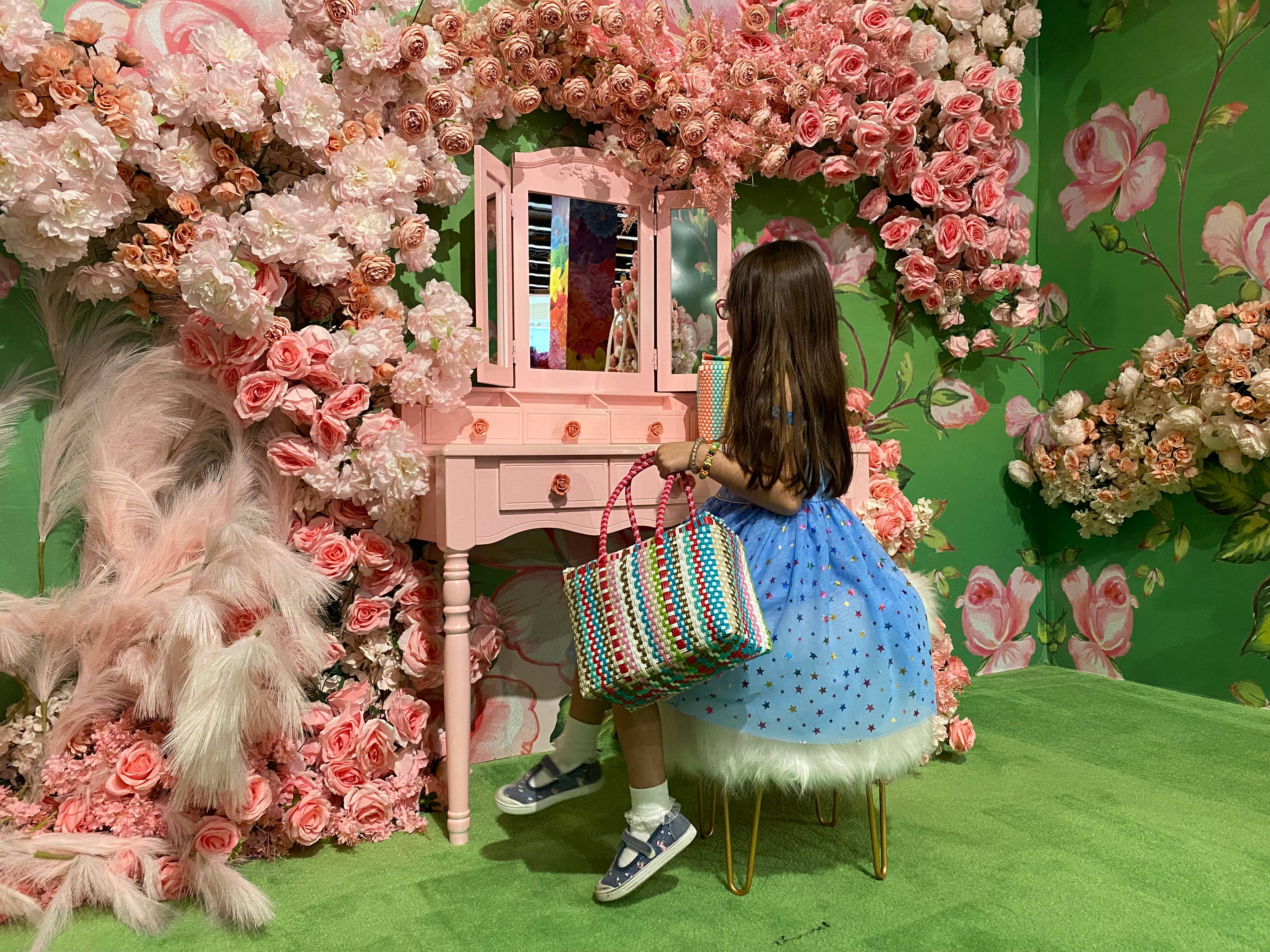 The Faria – Engroshandel Strandtaske – The Faria Håndvævede Strandtasker i Flerfarvet Genbrugsplast2