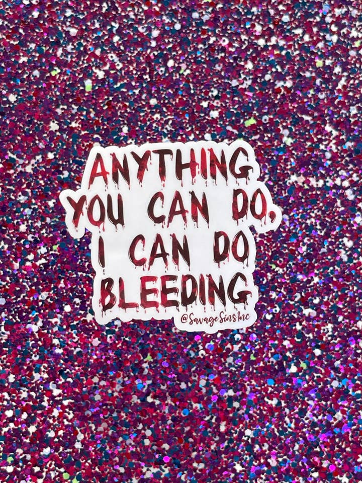 Ich kann bluten - Sticker für den Großhandel von Savage Sins