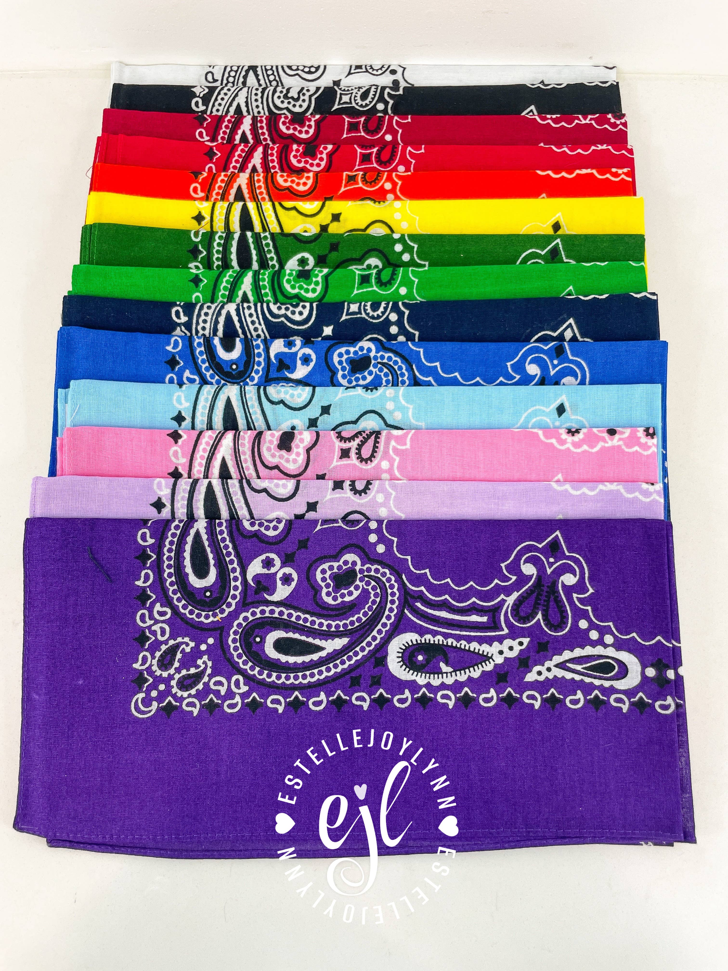 EstelleJoyLynn, LLC - Wholesale Bandana - Women's - Bandana Bow Custom Accessory Gold Clip for Backpack, Purse3