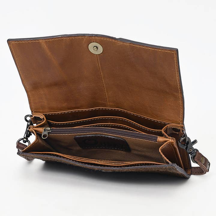 LS Western - Wholesale Crossbody Bag - Women's - OHG166 Wallet Genuine Leather women bag western Bag