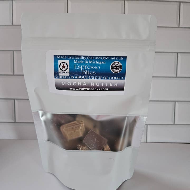 Mocha Nutter 3 oz Espresso Bites for wholesale by RTown Snacks