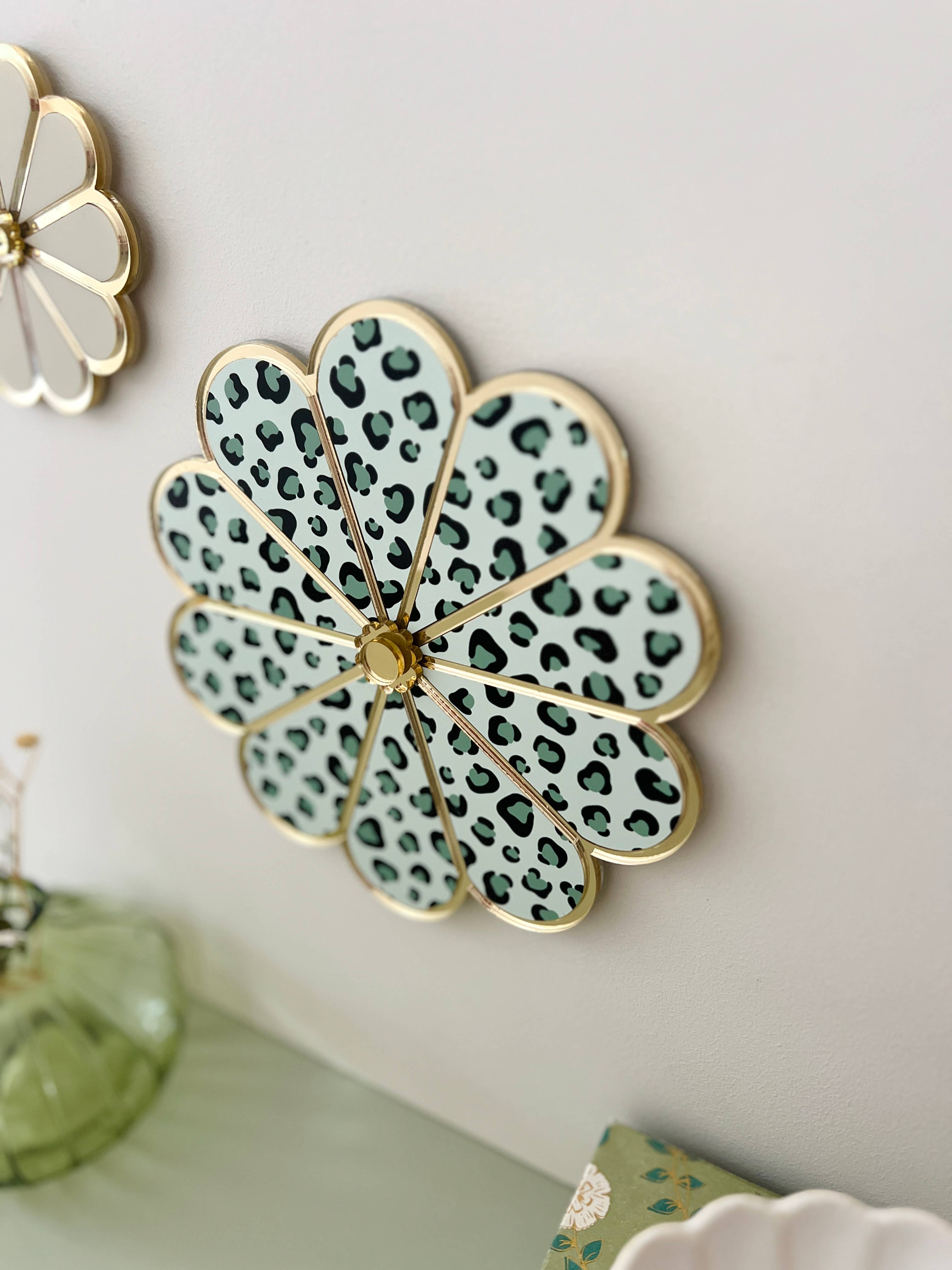 Print Your Love - Wholesale Wall Accent - Leopard Flower Wall Jewel4