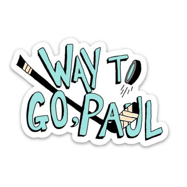 Way to Go Paul Sticker for wholesale by Big Moods