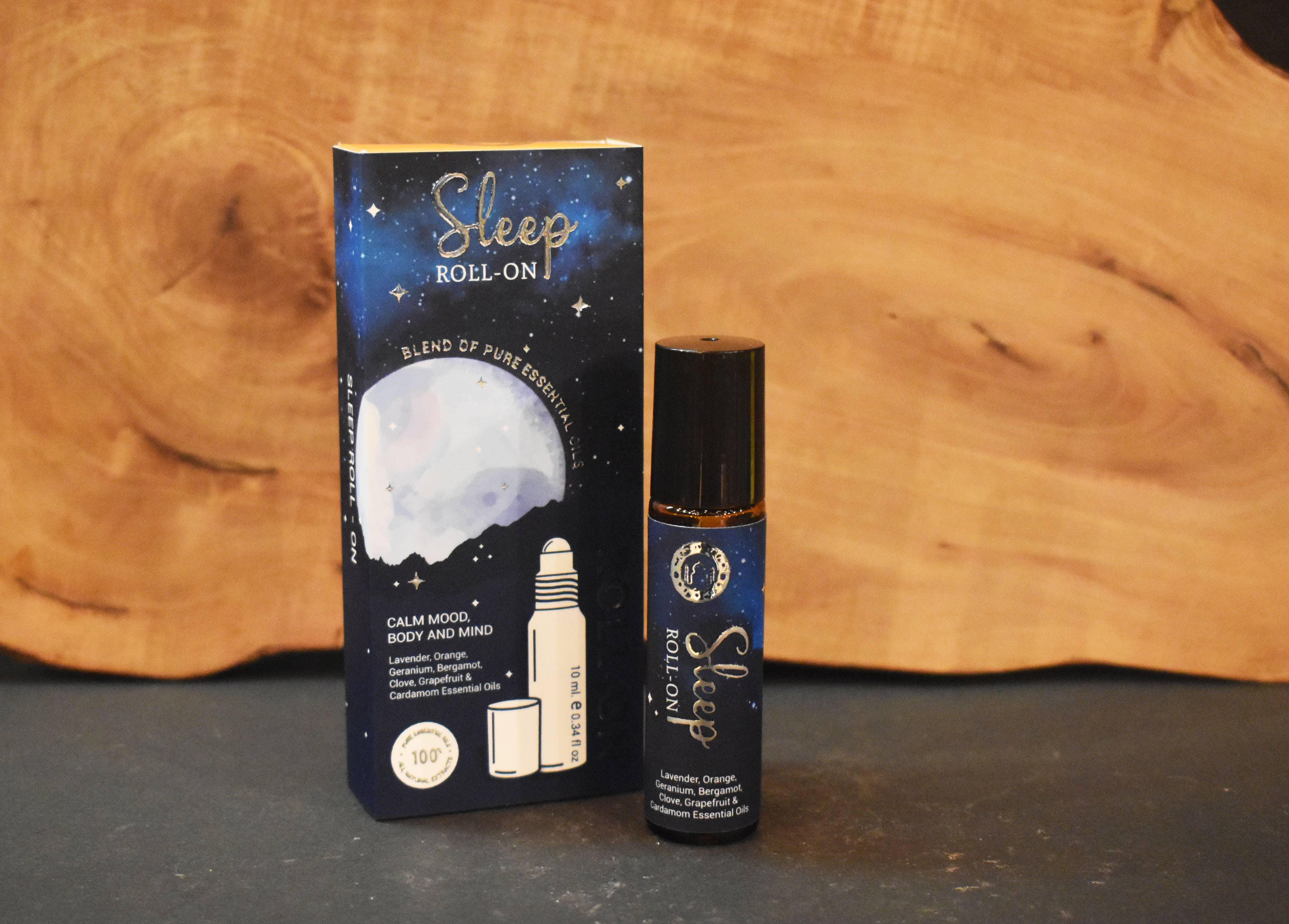 R. Expo/Song of India - Wholesale Essential Oil Roll-On - Sleep Roll-On Display of 8 bottles3