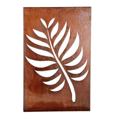 Leaf Box Metal Garden Wall Art for wholesale by Overwrought
