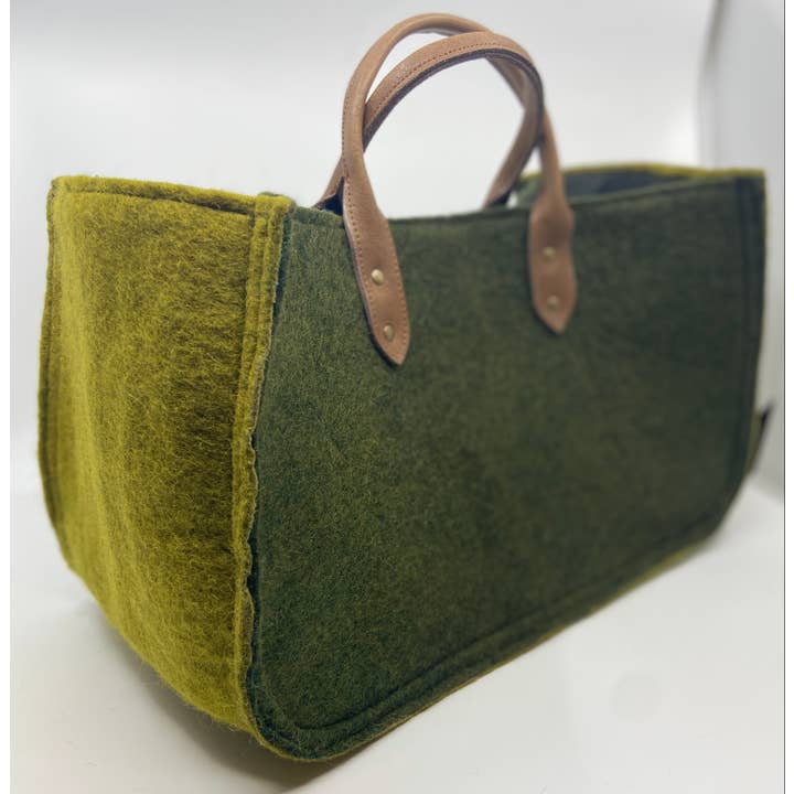 Fibres of Life - Wool & Felt - Wholesale Tote Bag - Women's - The Grab-&-Go Carry All | Felt Wool Tote Bag | Soft Yarn Bag36