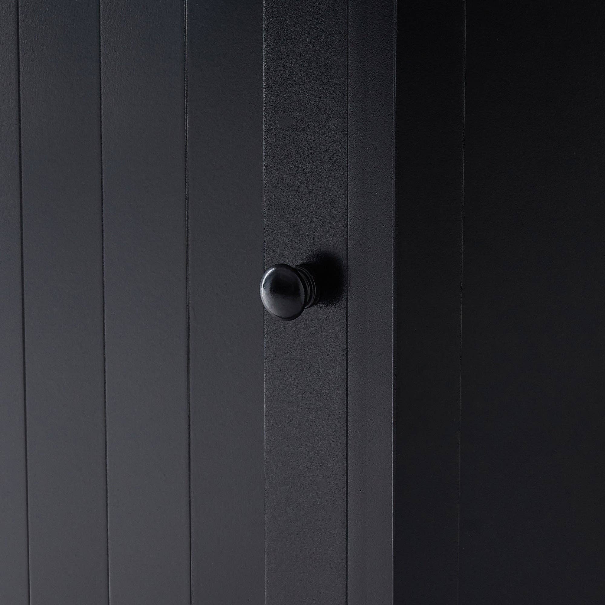 Orange County Decor - Wholesale Cabinet - Black Bathroom Cabinet Triangle Corner Storage Cabinet With Adjustable Shelf Modern Style Mdf Board Black Mdf23