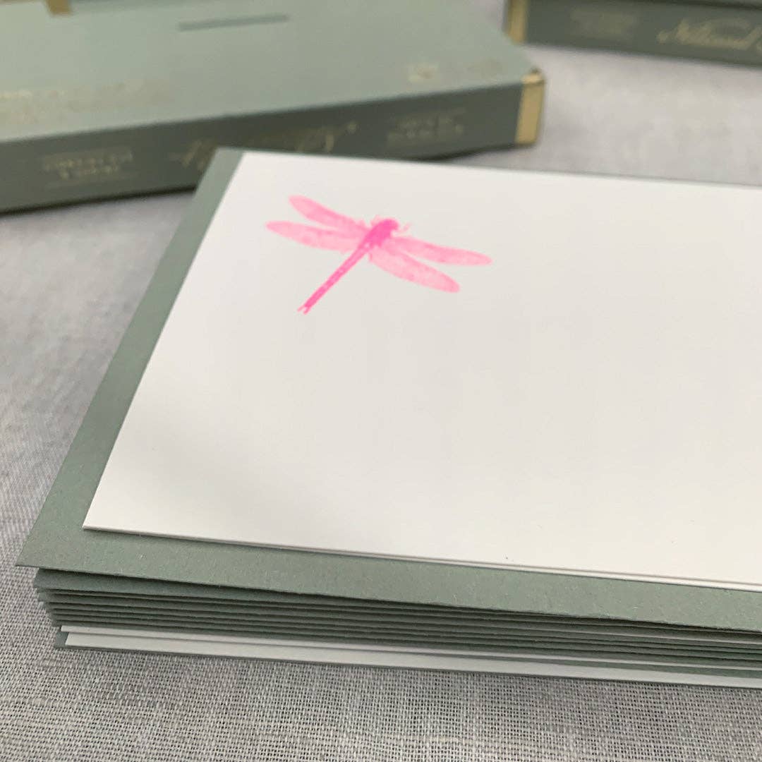 Togethery - Wholesale Stationery/Notecard Set - Notecard Set / Riso Print / Dragonfly / sustainable2