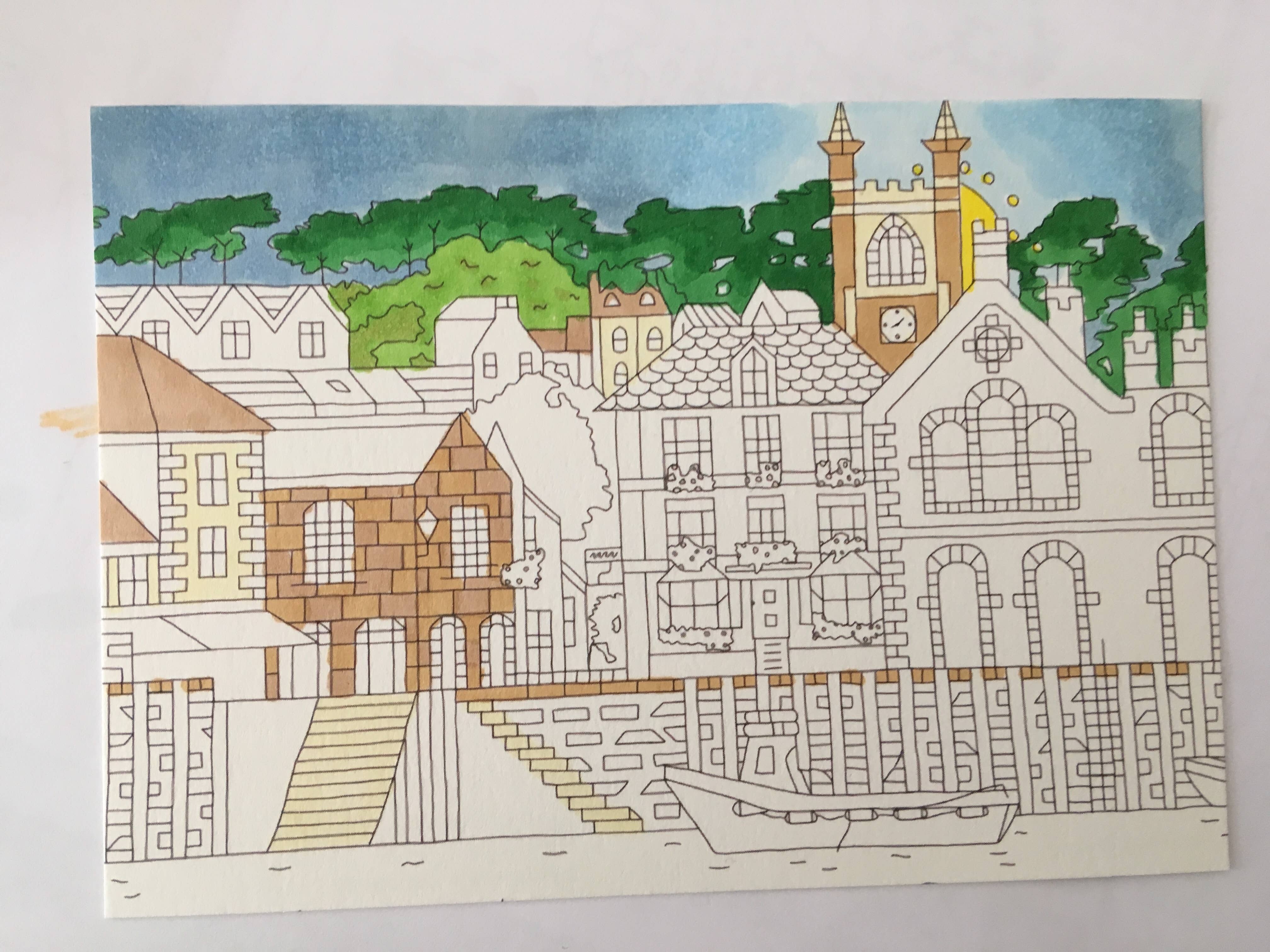 Emma Louise Art Stitch - Wholesale Postcard - Colour Cornwall –  Pack of Cornwall Colour In Postards1