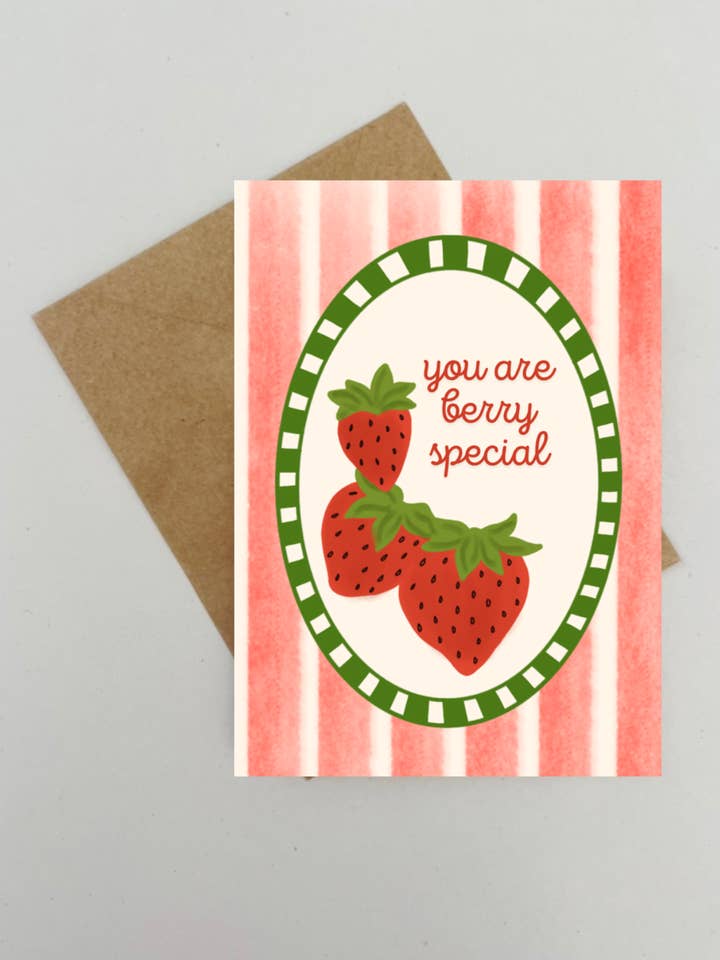 You are Berry Special Greeting Card for wholesale by Made by Allie Co.