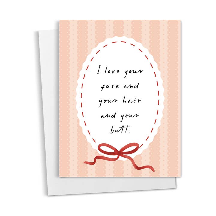 Biglietto I Love Your Face per la vendita all'ingrosso da parte di Asteria Studio