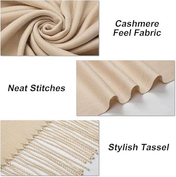 PEACH ACCESSORIES – wholesale Scarf – Women's – Plain Pashmina Scarf A00117