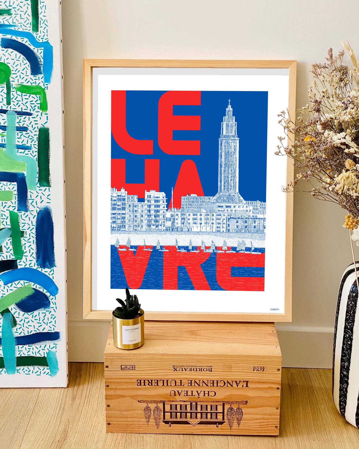 Augustin – Poster por atacado – Le Havre (vermelho) - pôster3