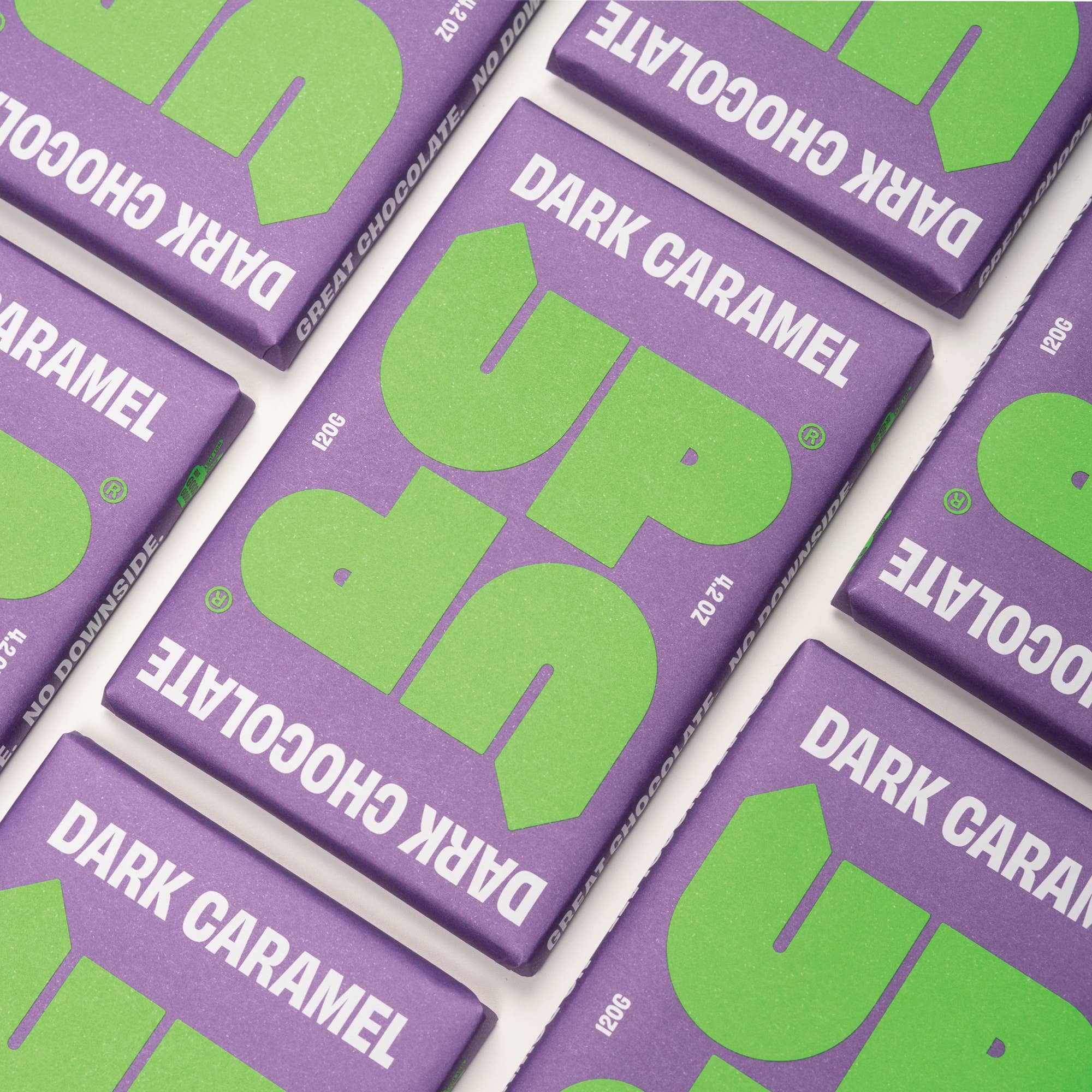 UP-UP Chocolate [No duties when shipping to US!] - Wholesale Chocolate Bar - Dark Caramel Chocolate 120G/4.2OZ2