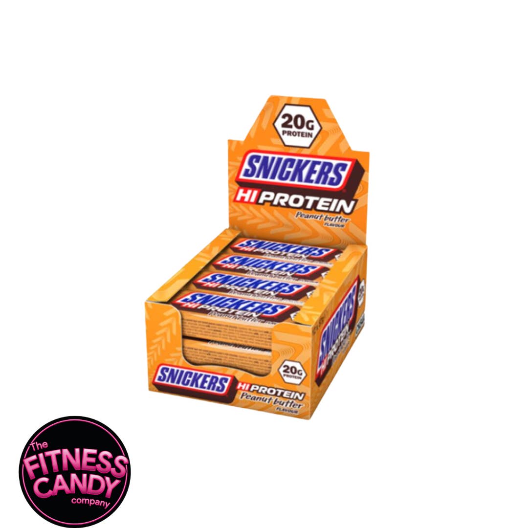 The Fitness Candy Company - Vendita all'ingrosso Barrette - SNICKERS Hi Protein Gusto Burro d'Arachidi
