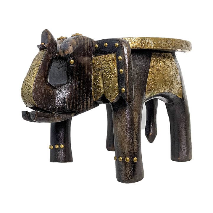 Handcrafted Wooden & Brass Elephant Stools Halloween and other Purchase Wholesale achat pierre lithothérapie. Free Returns & Net 60 Terms on Faire trending on Faire.