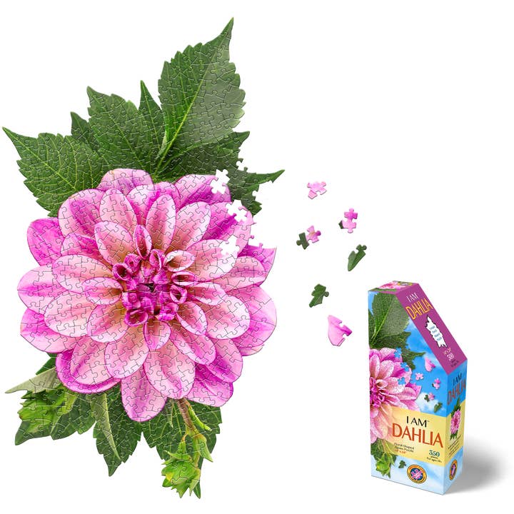 I AM DAHLIA 350 piece jigsaw puzzle gift for wholesale by Madd Capp Games & Puzzles