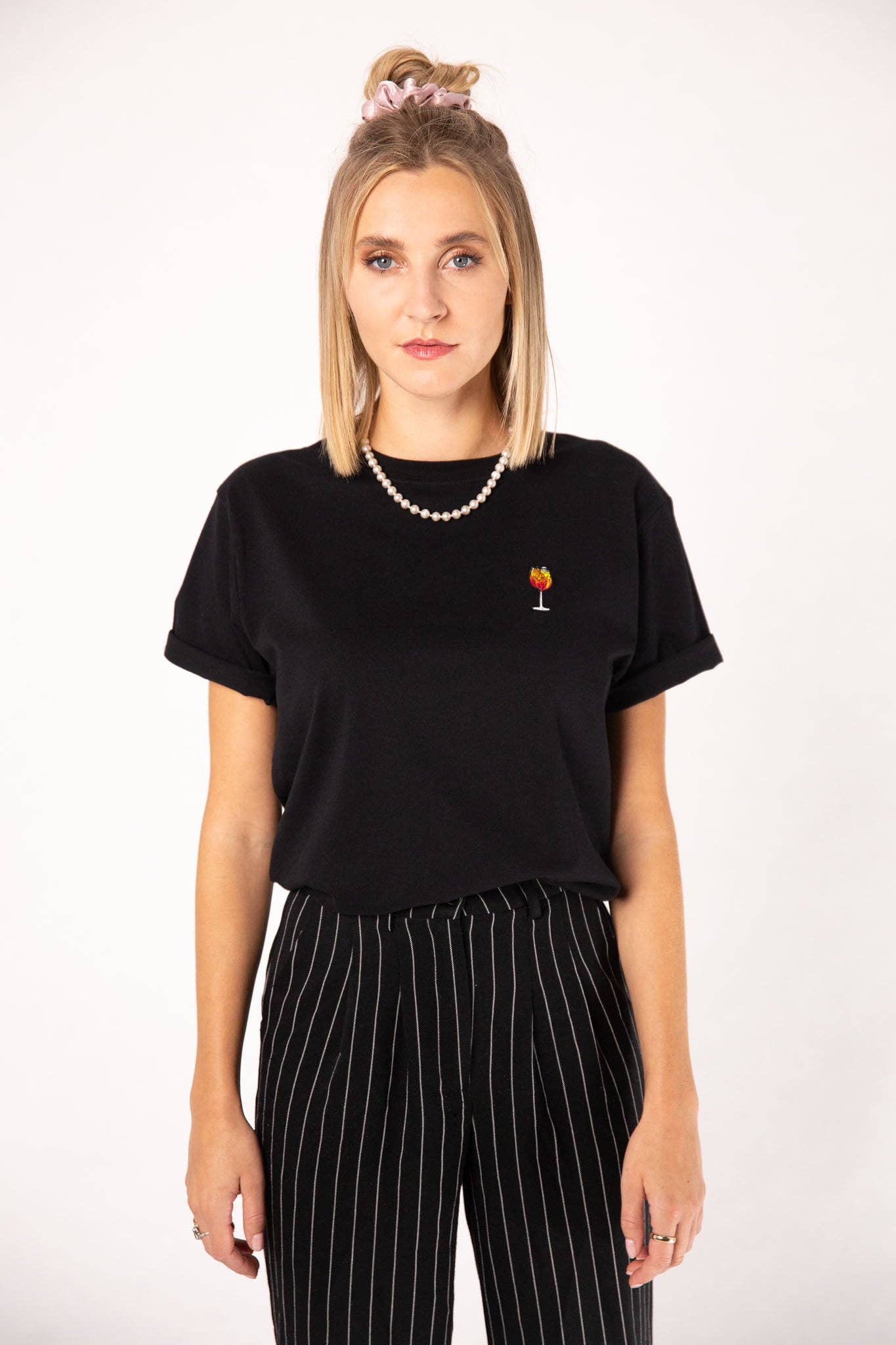 Fashion Drinks - Wholesale T-Shirt - Men's - Spritz | Embroidered unisex organic cotton t-shirt6