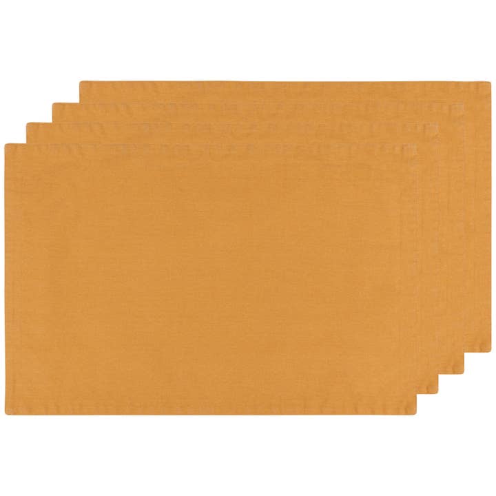 Danica Outlet Store - Wholesale Placemat - Heirloom Ochre Stonewash Placemats Set of 4