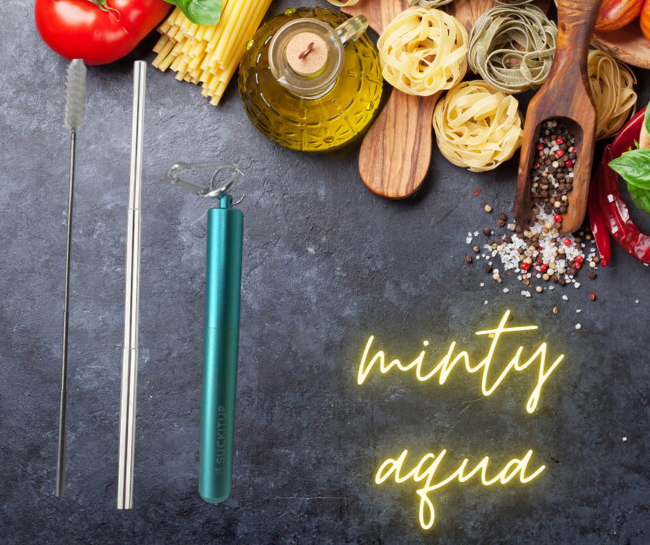 Suck It Up Straws - Vente Paille - Pailles métalliques télescopiques avec étui pour porte-clés et brosse de nettoyage68