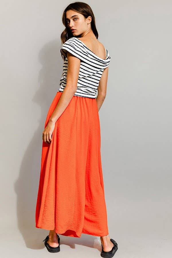 BUCKETLIST INC - Wholesale Pants - Women's - P5131 Solid Woven Wide Leg Pants11