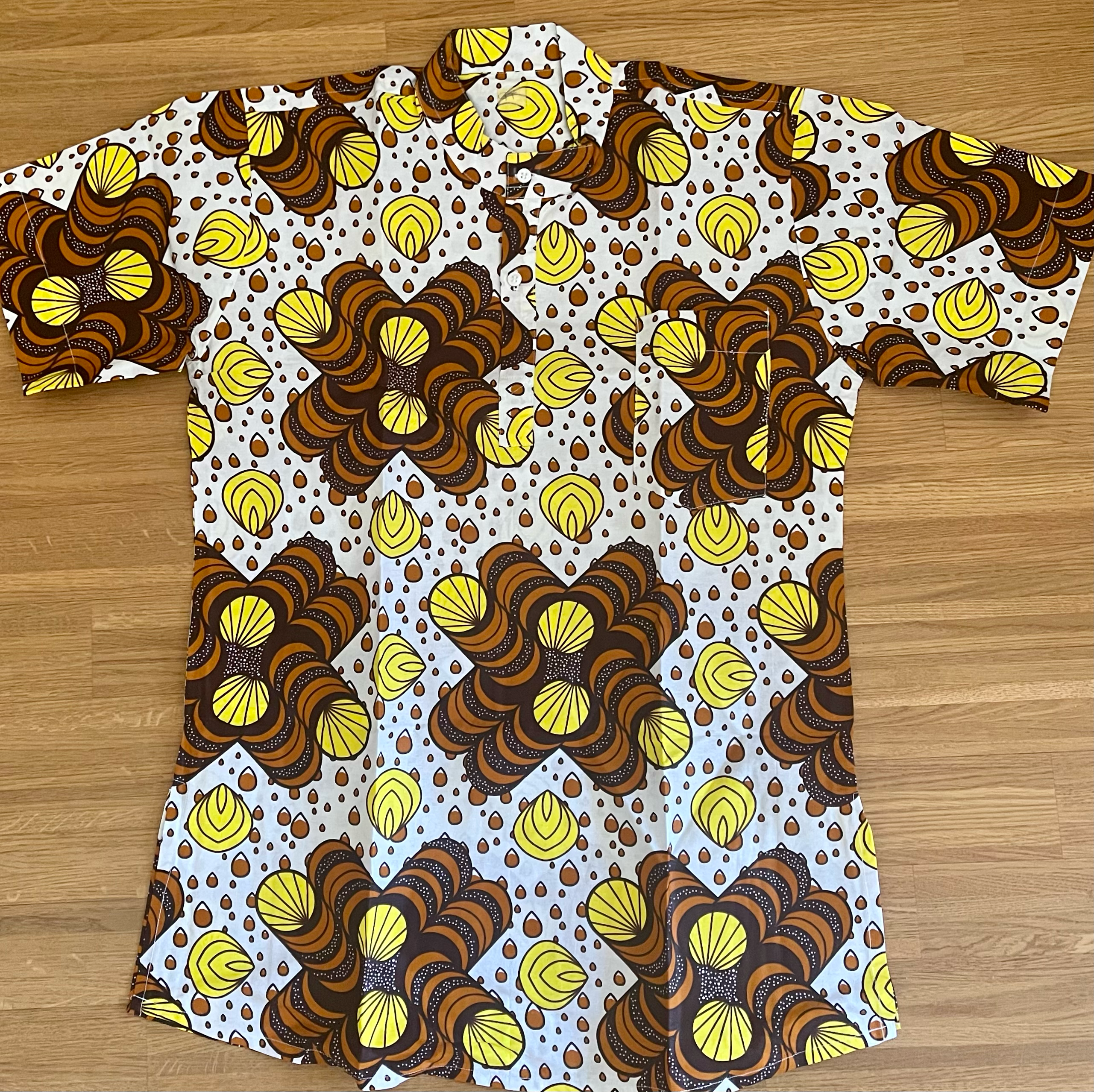 BE-YALA – Camisa de botões - Homem por atacado – Camisa masculina BE-YALA manga curta1