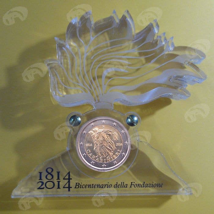 Timbro Art - Venta al por mayor Artículo decorativo de mesa - Moneda Bicentenario Carabinieri 3401
