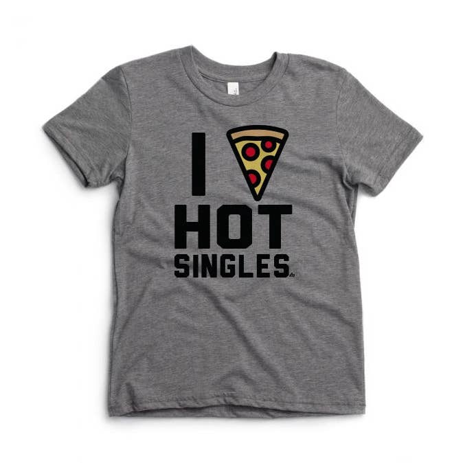 Hot Singles Pizza Tee π for wholesale by Ledger Nash