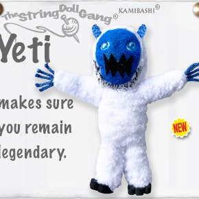 Yeti String Doll Keychain for wholesale by Kamibashi