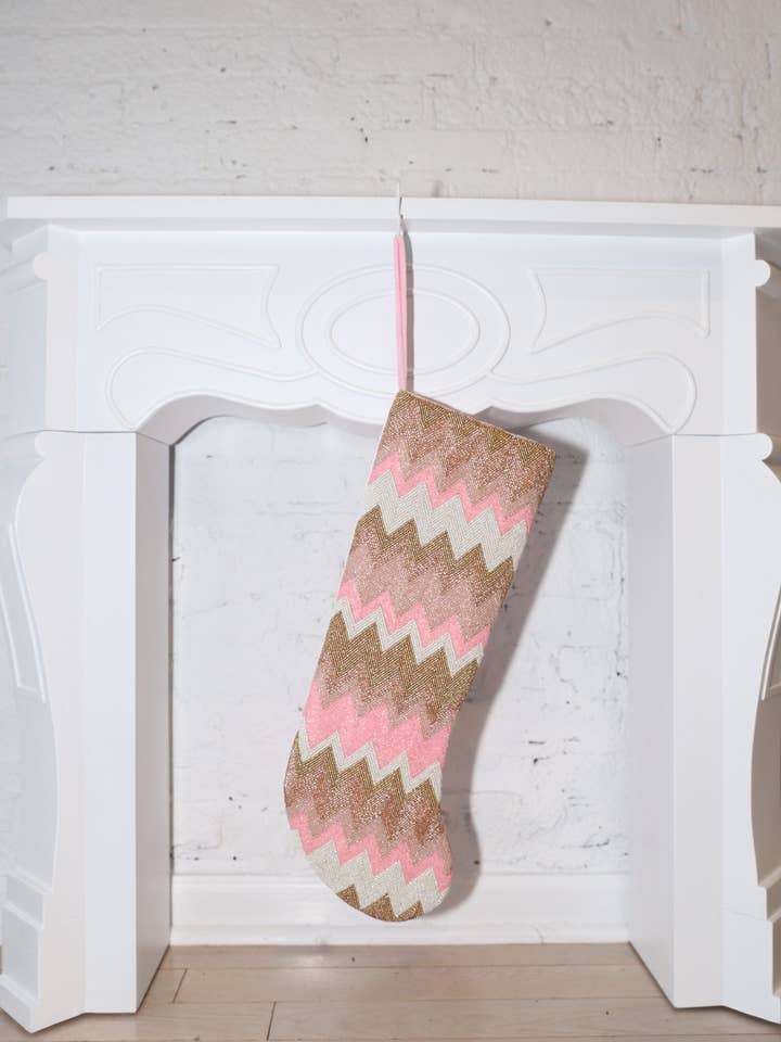 Medias Chevron ✦ Rosa y Dorado para venta al por mayor de Island to East Side