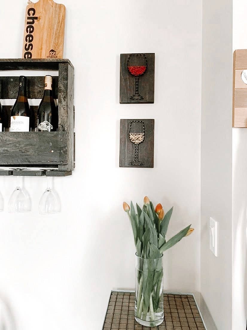 Knot Really Art - Wholesale DIY Craft Kit - Wine DIY String Art Kit5