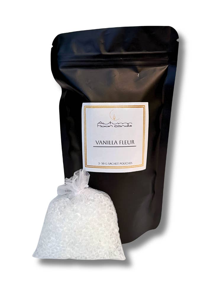 Sachets de Fleurs à la Vanille, lot de 3 pour la vente par Autumn Moon Candle