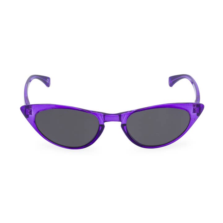 Lunettes de soleil yeux de chat Peggy - Amethyst pour la vente par Retropeepers Ltd