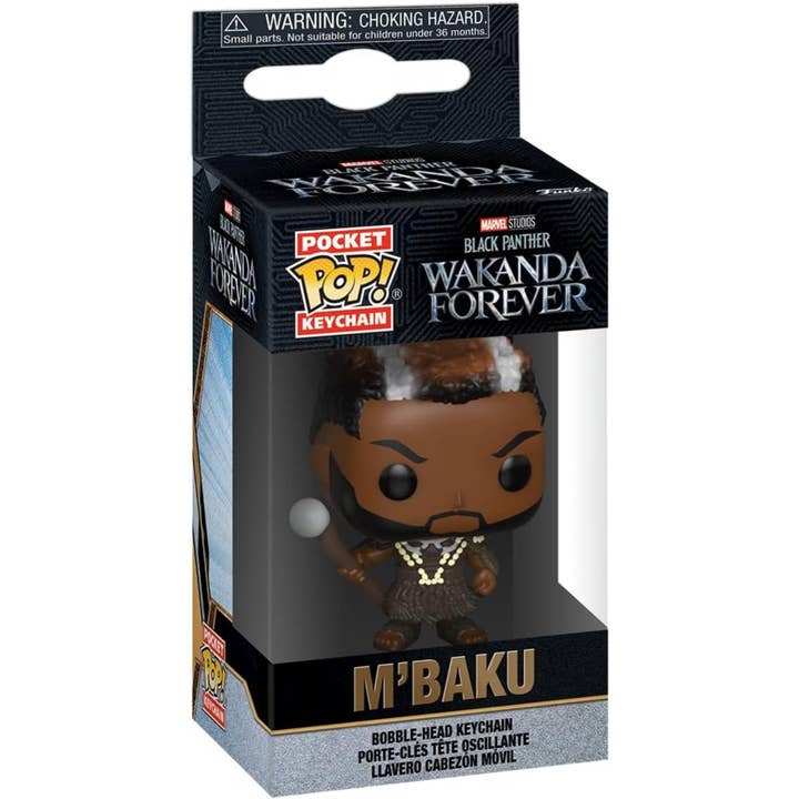 Black Panther Wakanda Forever M'Baku Funko Pocket Pop! Keychain for wholesale by Auction Clearance