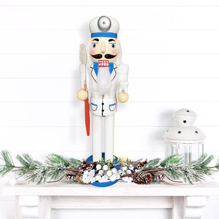 Santa’s Workshop Inc. - Wholesale Holiday Nutcracker - 14" Dentist Nutcracker4