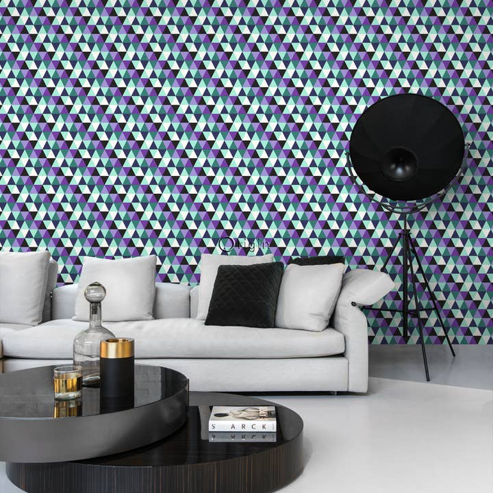 The Design Department b.v. - Wholesale Behangrol - Behang grafische driehoeken25