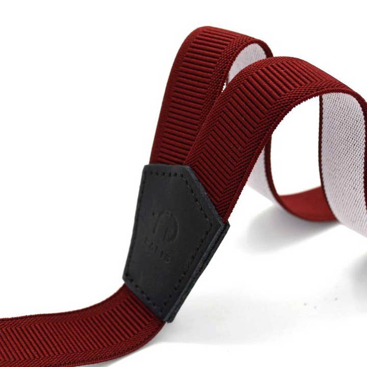 Spalline sottili bordeaux per la vendita all'ingrosso da parte di THE FRENCH GAME