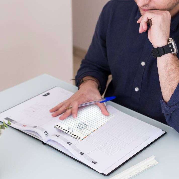 Three Leaf Products - Vendita all'ingrosso Bloc notes - Taccuino per appunti a tre fogli, rilegato a filo, 3 carati, 60 fogli, 144 carati5