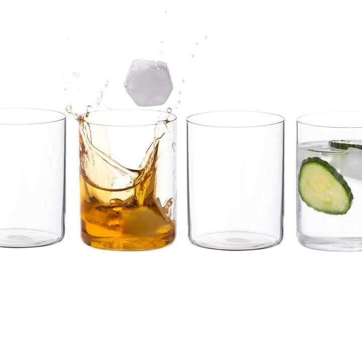 Diamante Crystal Glass Tumbler Set - 'air' - Light & Thin-w for wholesale by DIAMANTE