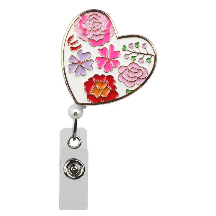Freesia Badge Reel for wholesale by Bonitas International