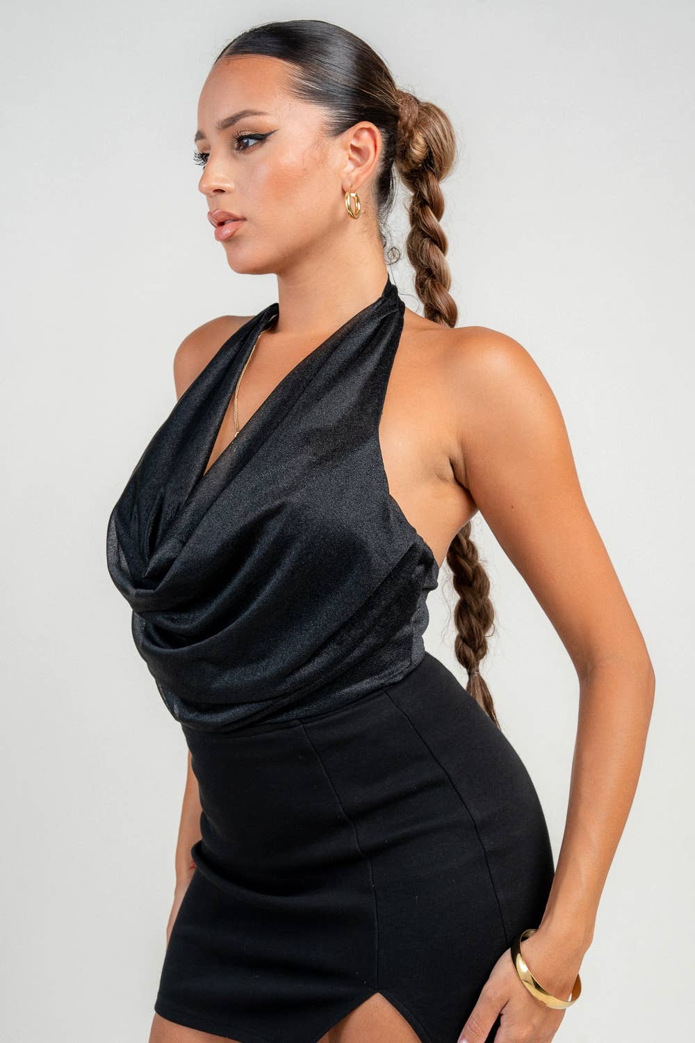 PRIVY - Vente Chemise – femme - HT4132K / BODY À COL AMÉRICAIN1