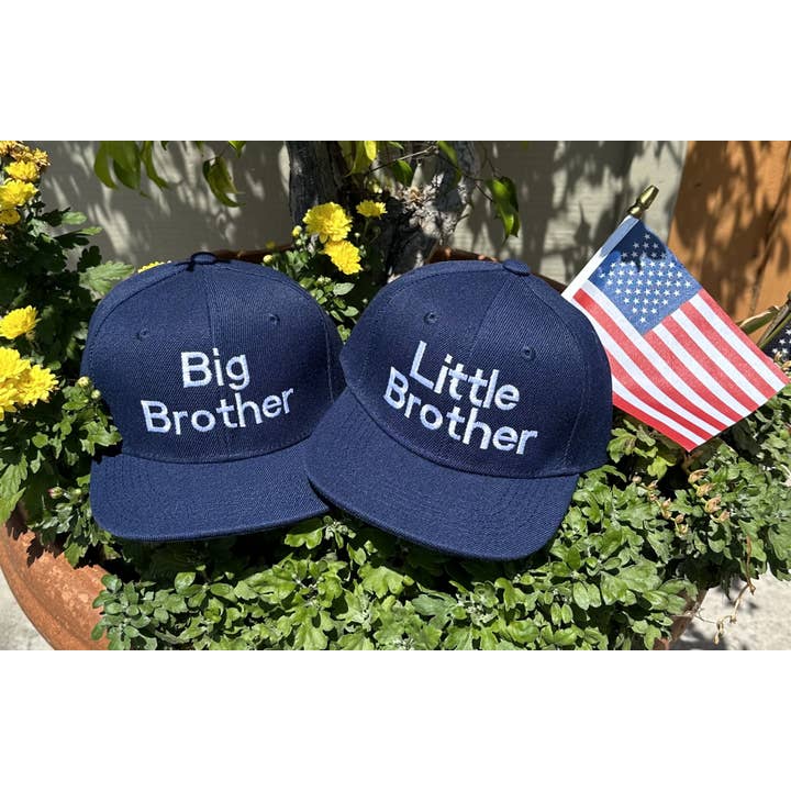 Embroidered Big Brother/ Little Brother Caps for wholesale by Simply Charming