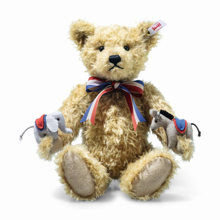 Steiff - Wholesale Stuffed/Plush Toy - Kids & Baby - Great American “Unity” Teddy Bear, 12 Inches1