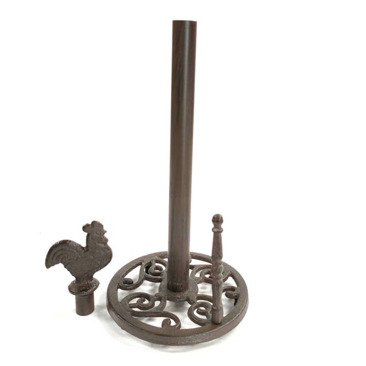 Black Ginger – wholesale Toilet paper holder – Cast Iron Kitchen / Loo Roll Holder - Chicken3