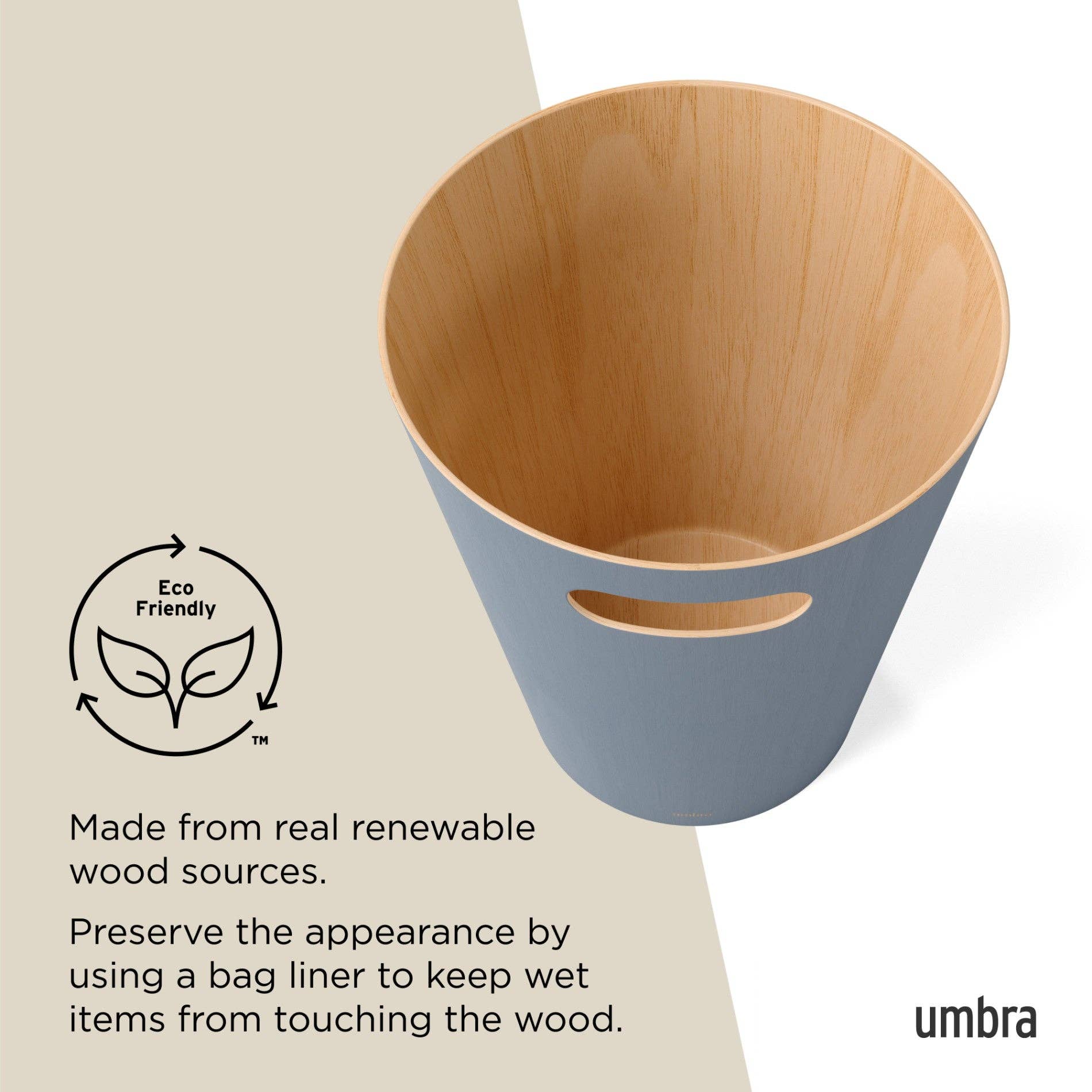 Umbra (CAN) - Wholesale Trashcan/Trash Bin - Woodrow Trash Can10